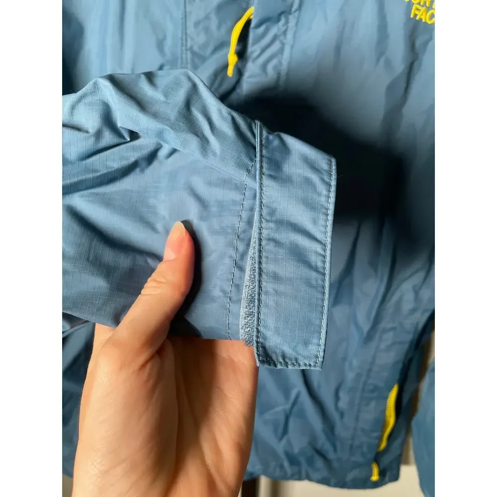 The North Face Resolve Windbreaker Rain Hooded Jacket Waterproof Blue Men's M